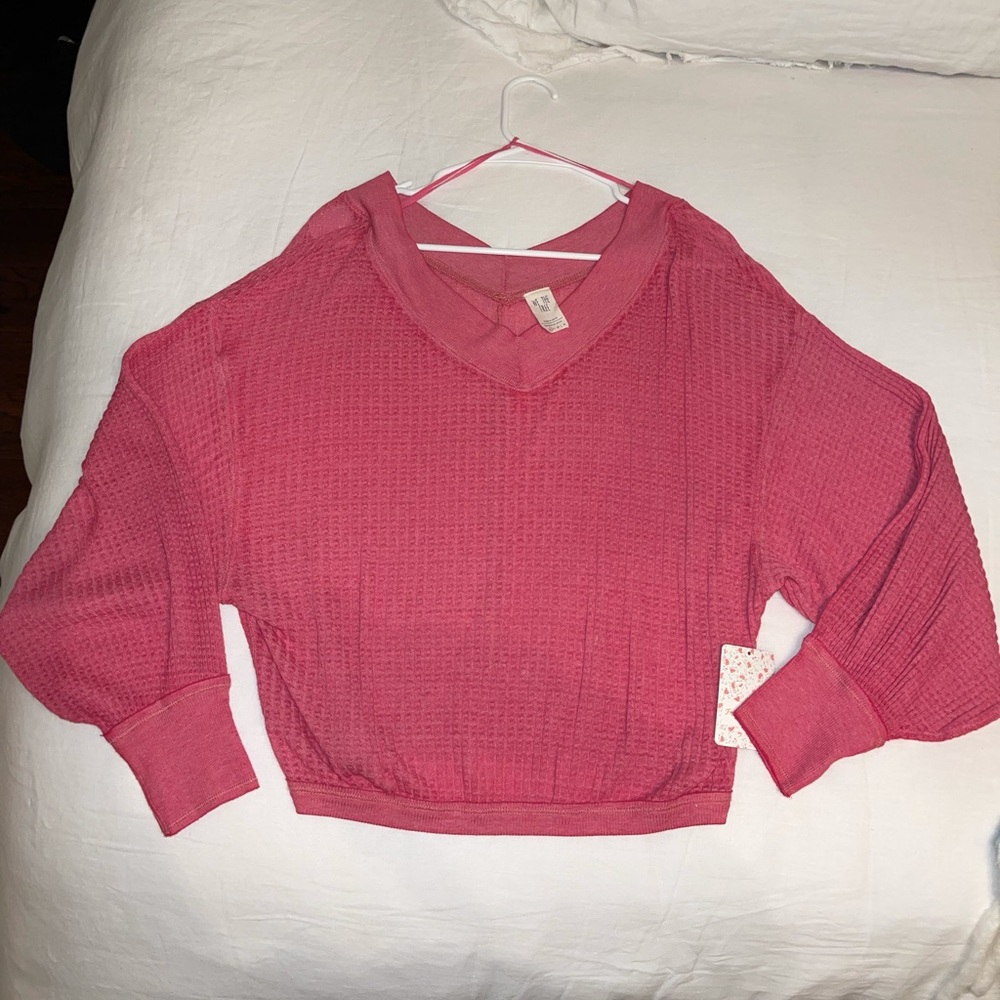 Free People Pink Top